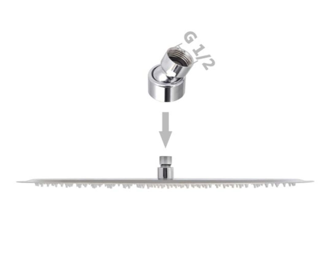 Soffioni doccia: Regenbrause Edelstahl 50cm – Nuovo (secondo la descrizione) da Wengi b. Büren venduto da NeReida88 4