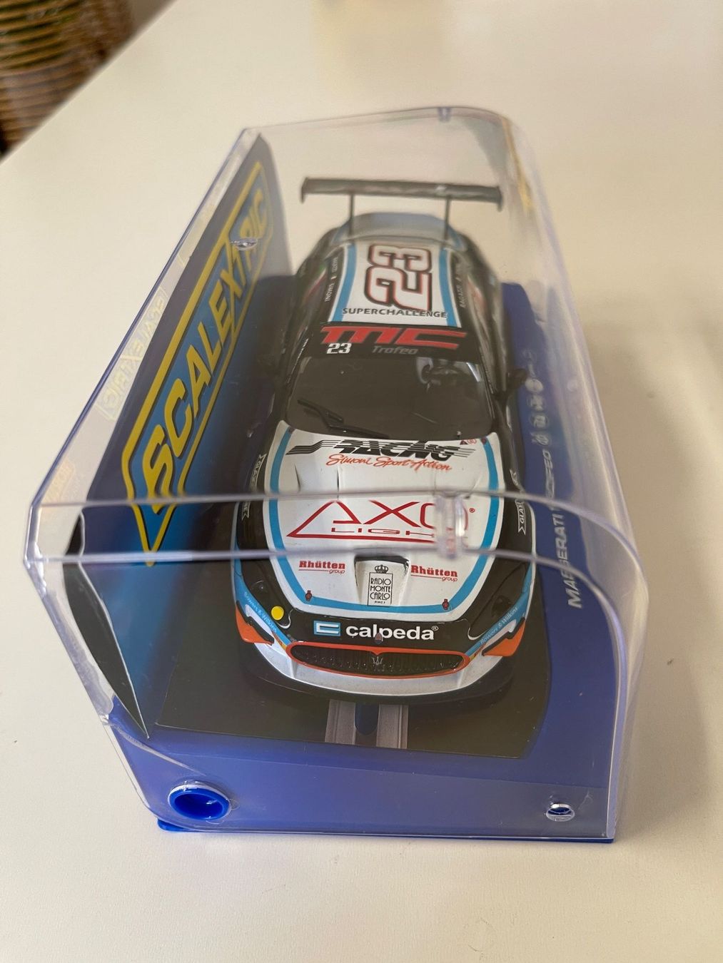 Piste: Scalextric Maserati Trofeo C3602 DPR mit Carson Dekoder – Nuovo e nell'imballaggio originale da Dietikon venduto da Martmk 1