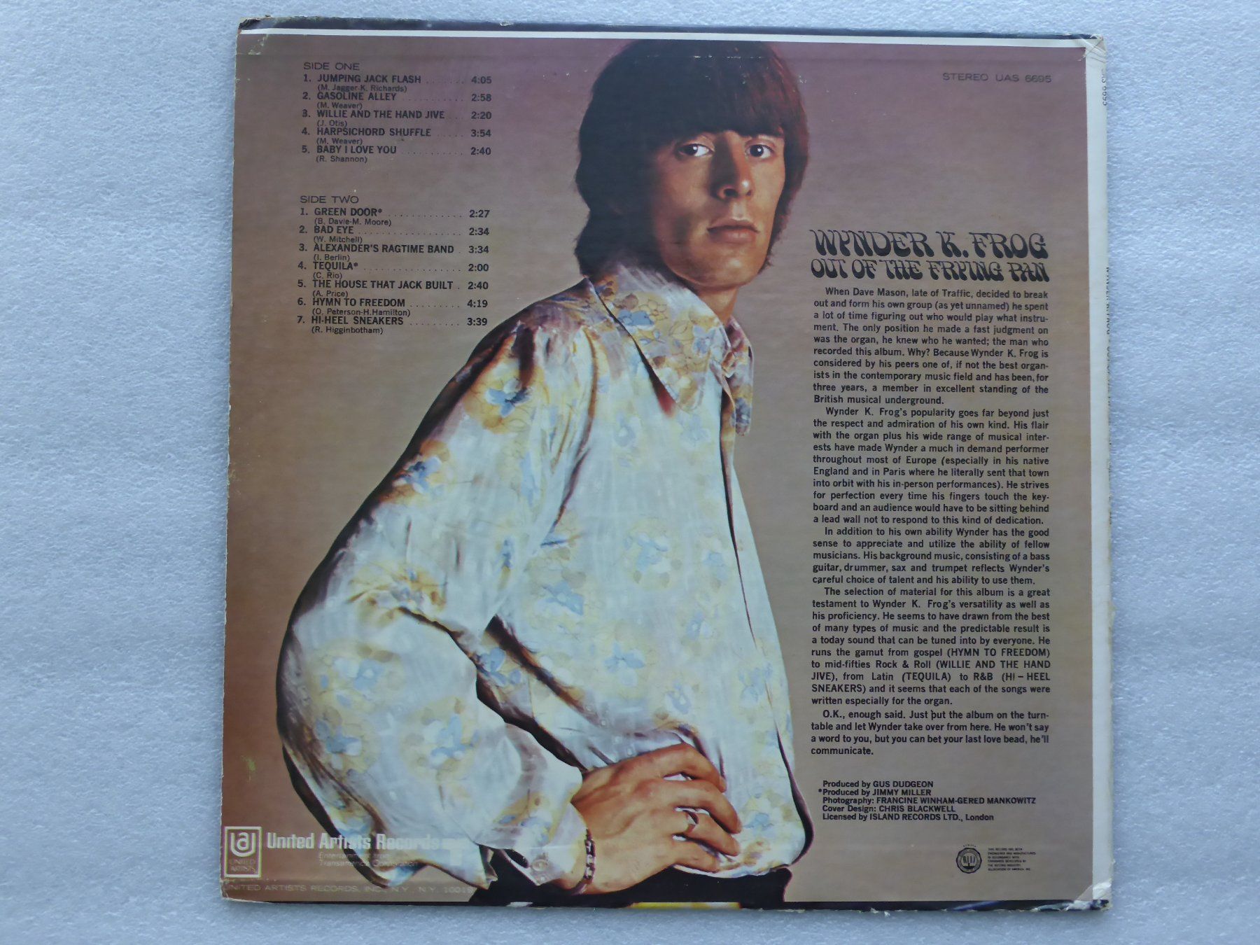 Dischi in vinile: VINYL  LP   WYDNER K. FROG – Usato da Küssnacht am Rigi venduto da Sunnestrahl 3