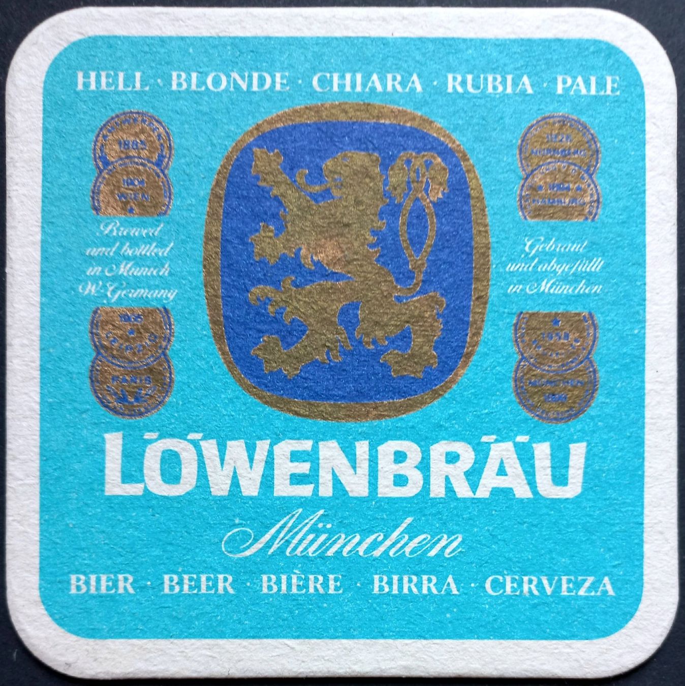 Untersetzer: Bierdeckel - Löwenbräu - D – Gebraucht aus Niederuzwil von lubimaja
