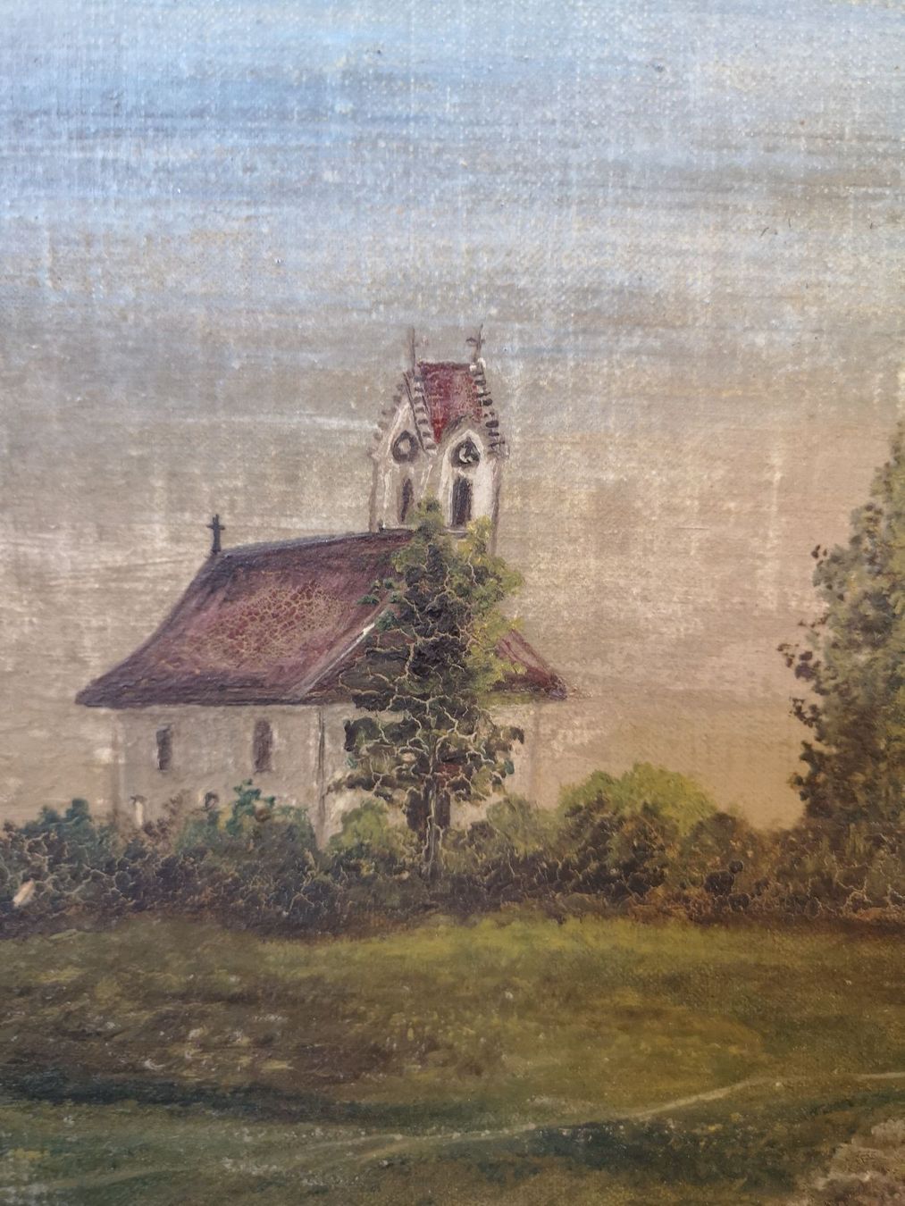 Gemälde: Ancienne toile signée – Gebraucht aus Genève von Qanil77 3
