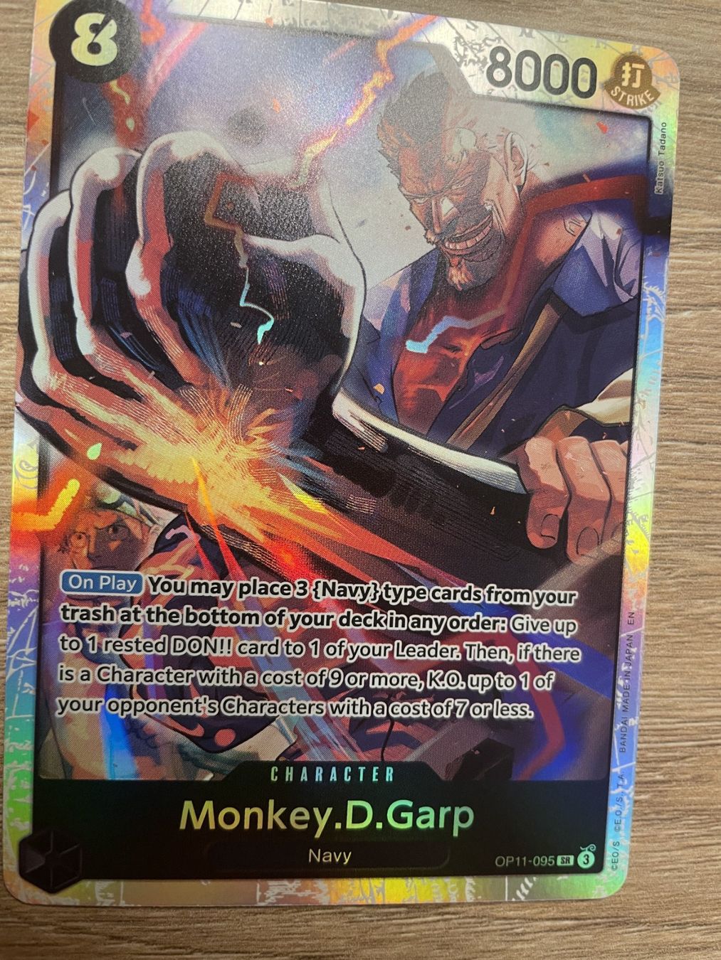 Bandai Carte collezionabili: One Piece Monkey.D.Garp OP11-095 SR – Nuovo (secondo la descrizione) da Wetzikon ZH venduto da cyb_7y78