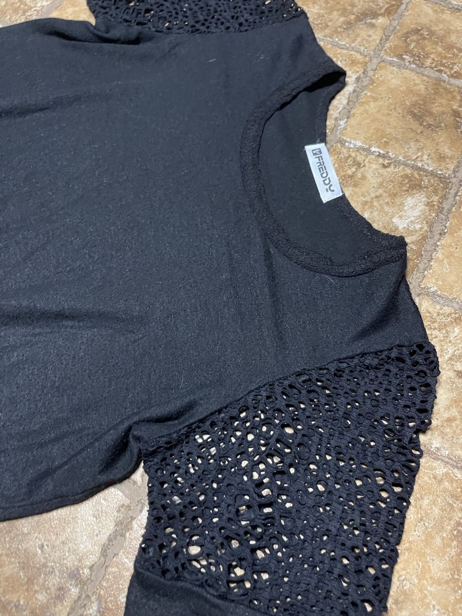Freddy T-Shirts: Freddy: Maglietta lunga maniche corte traforate,M/L – Neu (gemäss Beschreibung) aus Gordevio von LanaZimm 3