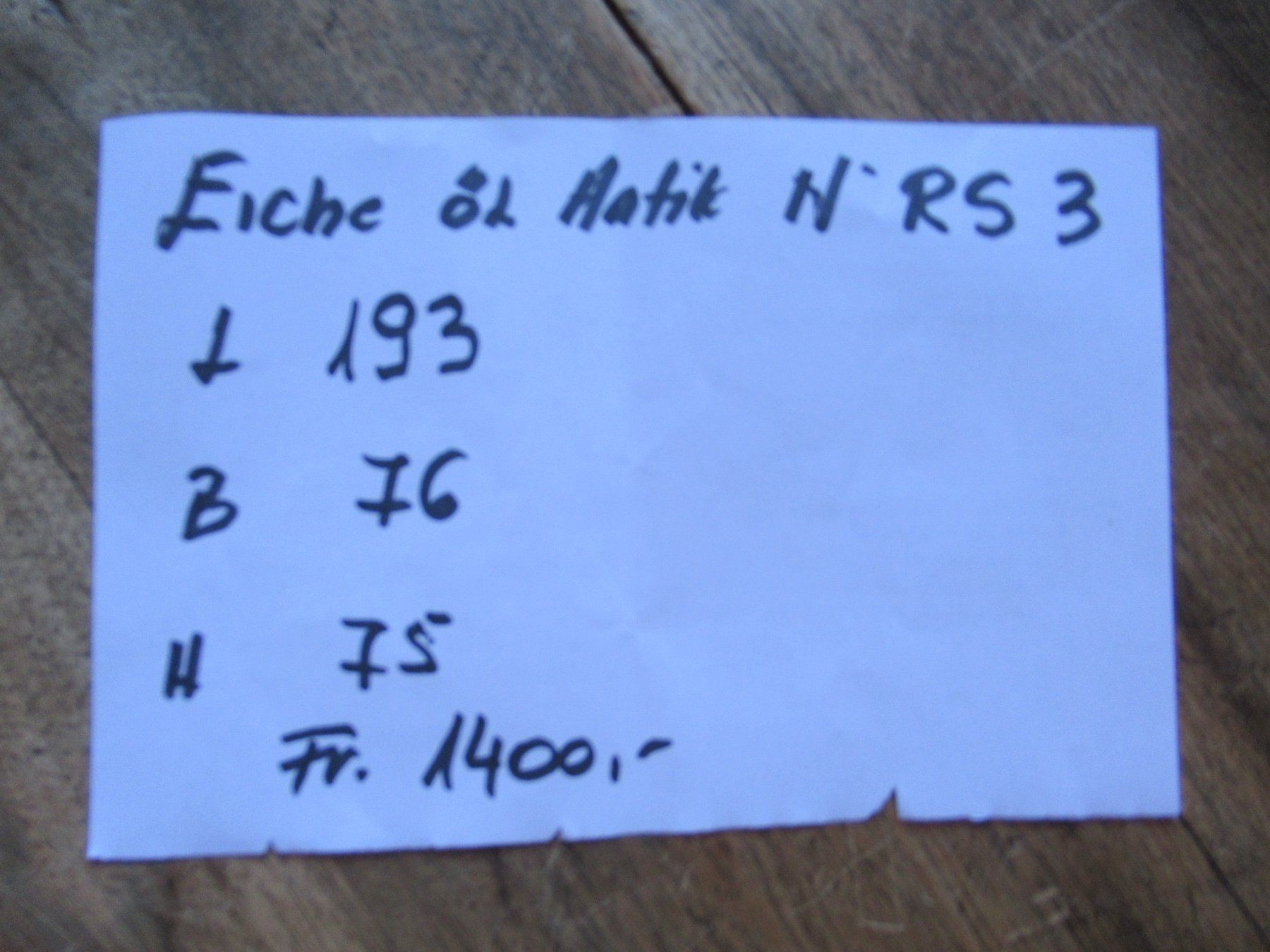 Tavoli: Beizentisch (Eiche/193) – Usato da Berg SG venduto da Pizza58 7