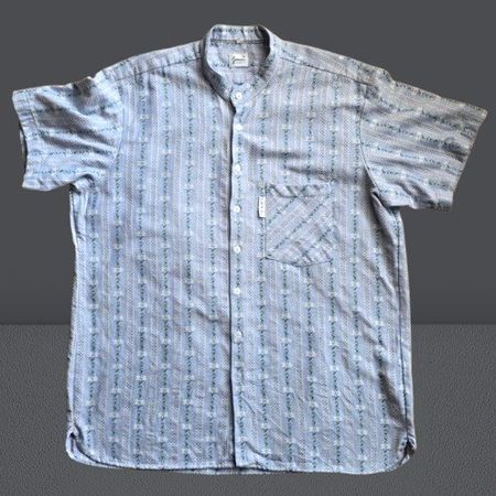 Original Jenni Edelweisshemd blau Gr. L 42/3 NEU Stehkragen