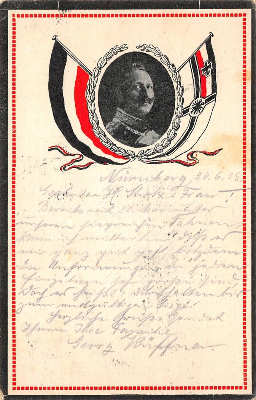 Ansichtskarten: Reichsflagge, Zensurstempel – Gebraucht aus Ottikon b.Kemptth. von