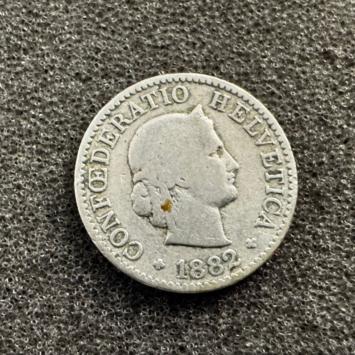 Tutti le monete: 5 Rappen Schweiz 1882 – Usato da Reitnau venduto da tb-muenzen