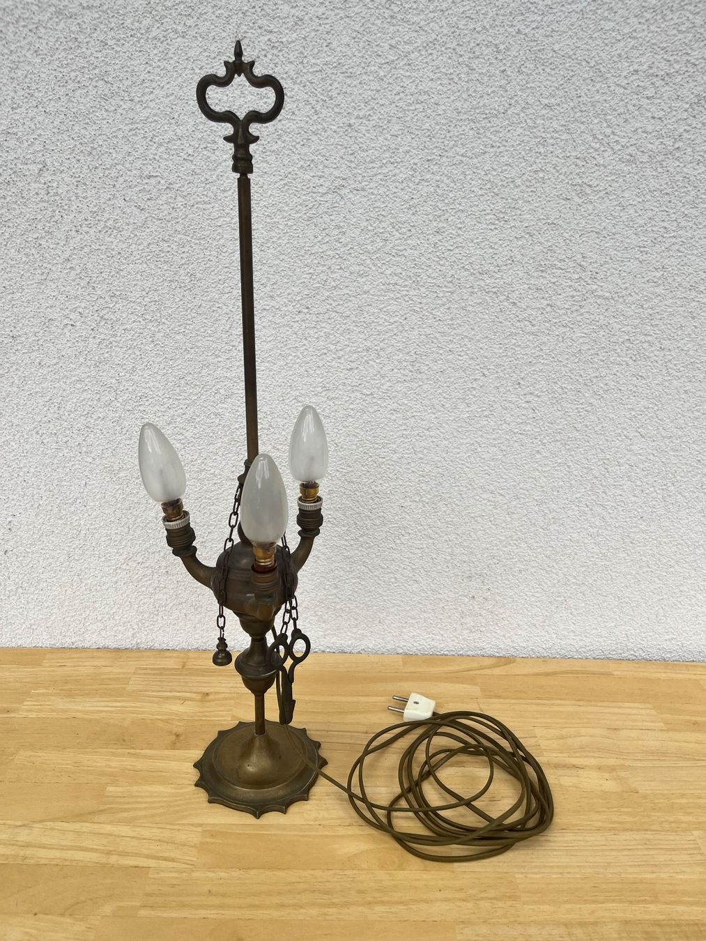 Lampade: Messinglampe antik – Usato da Uster venduto da colmo