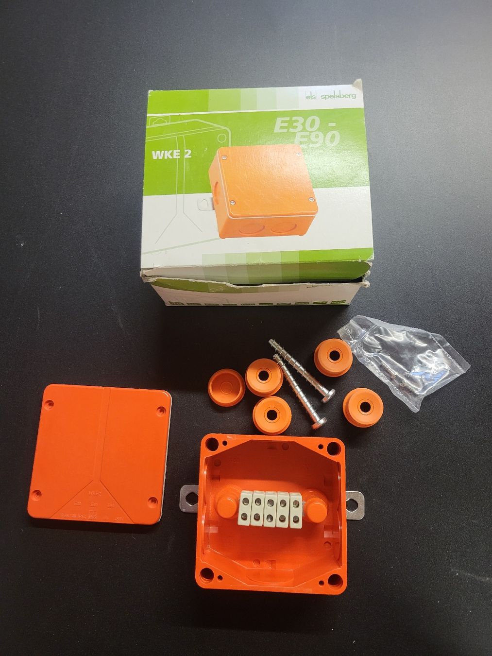 Alimentazione elettrica: Abzweigdose WKE2, orange, Funktionserhalt E90 spelsberg – Nuovo (secondo la descrizione) da Alpnach Dorf venduto da str_jdw2 1