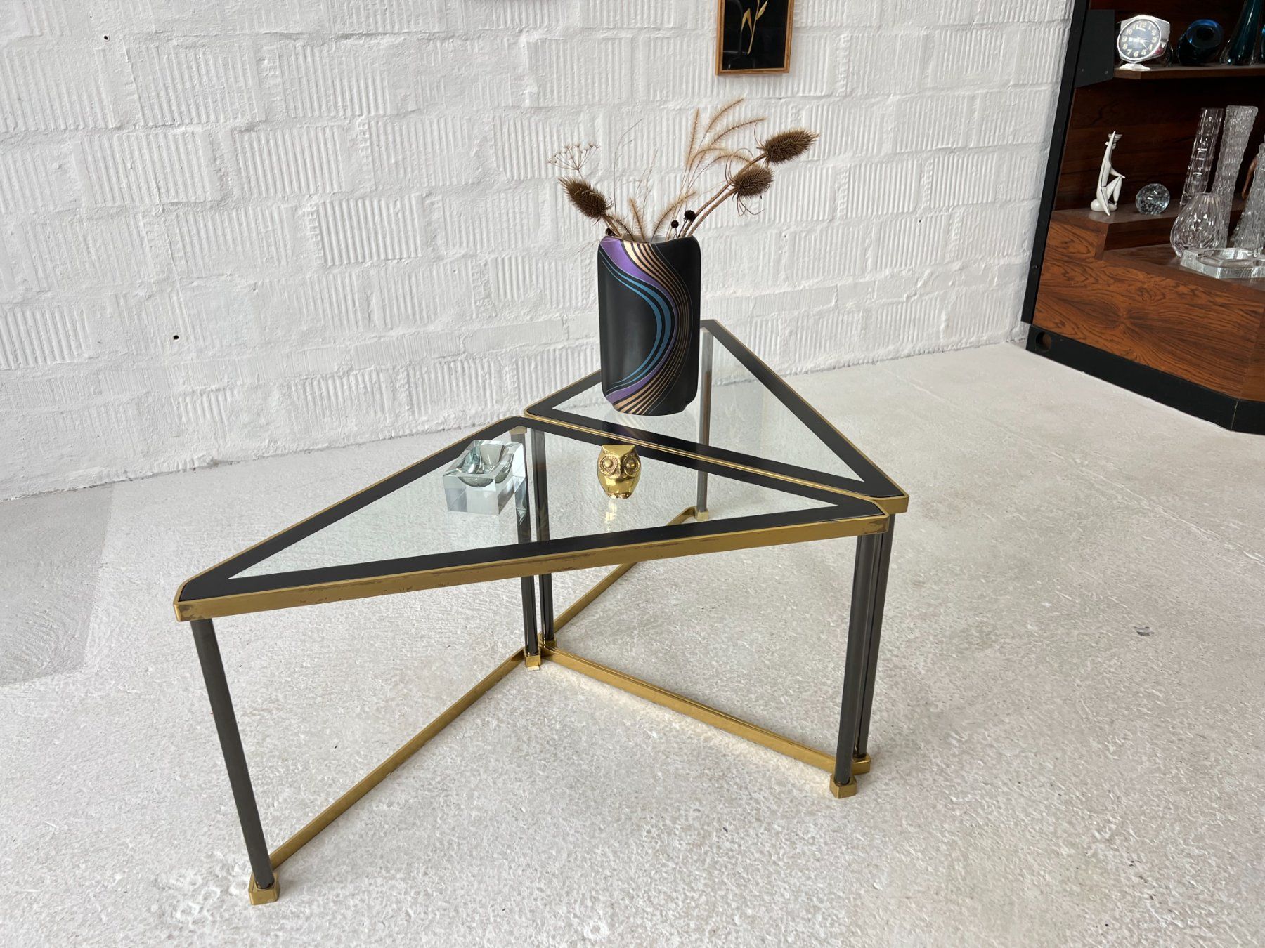 Tavoli: 80er Jahre Couchtisch - Modular – Usato da Walzenhausen venduto da stilvollwohnen 9