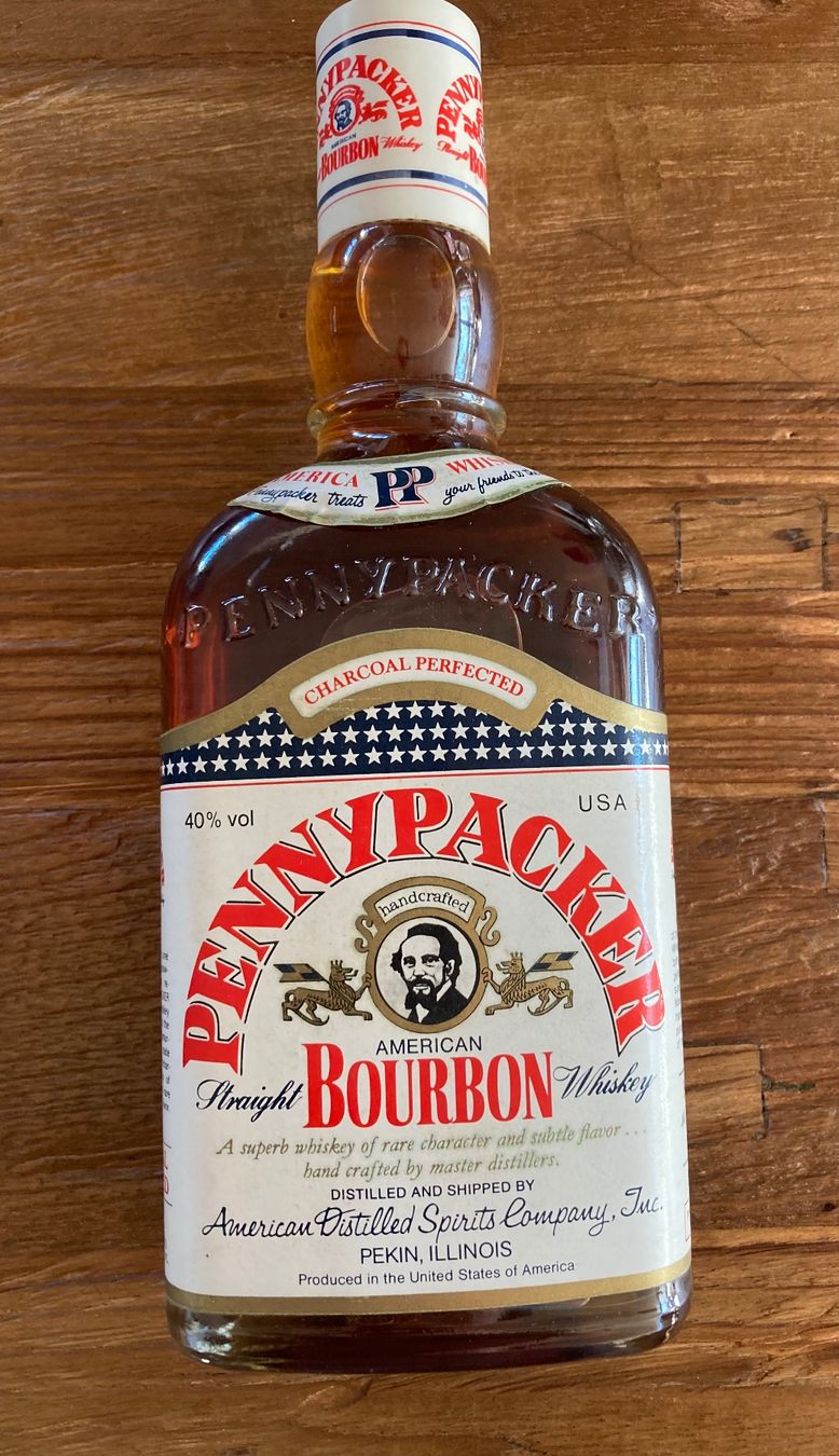 Bevande alcoliche: Whiskey Bourbon Pennypacker von ca 1985 – Usato da Roggwil BE venduto da Maui2000