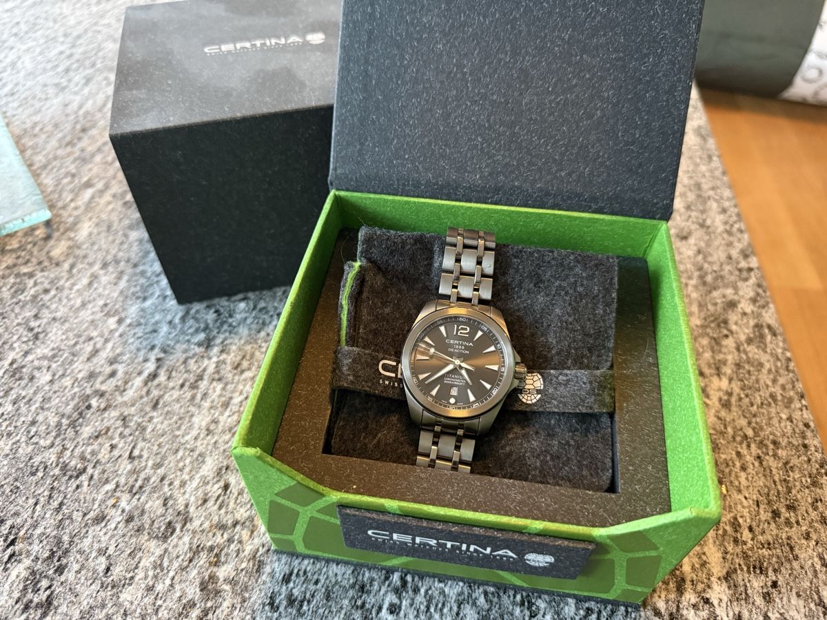 Certina Orologi: Certina DS Action Fixed brezel Titan – Usato da Sennhof venduto da dar_cms9
