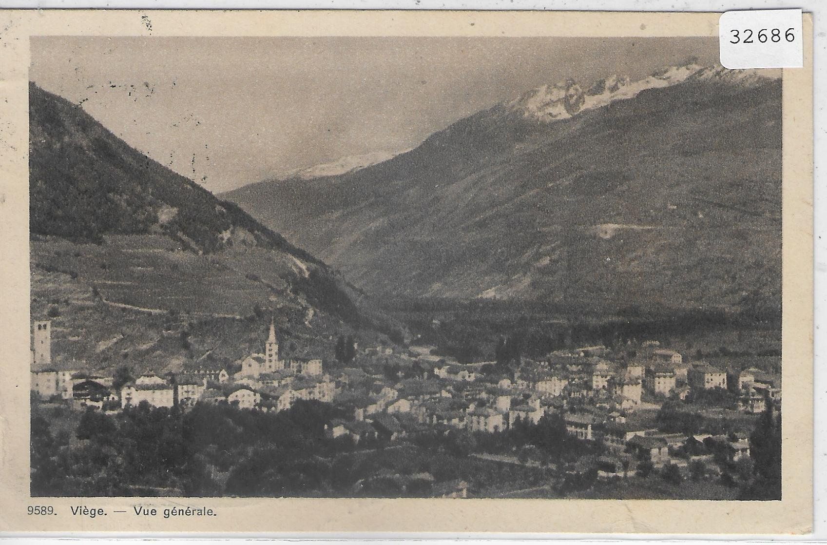 Cartes postales: Visp Viege - Vue generale – D'occasion à Ettingen par Kartenplanet