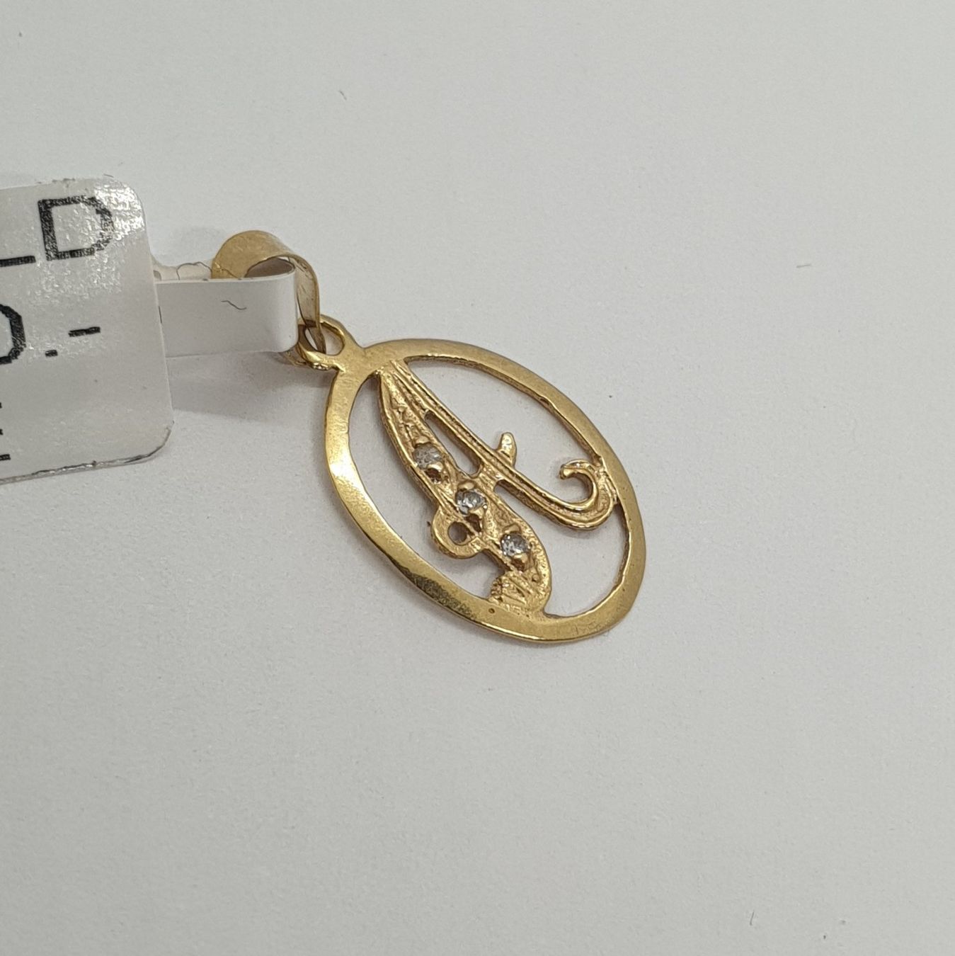 Ciondoli: Echt 18K Gold - A Buchstaben Anhänger – Usato da Luzern venduto da Goldhaus-Luzern 2