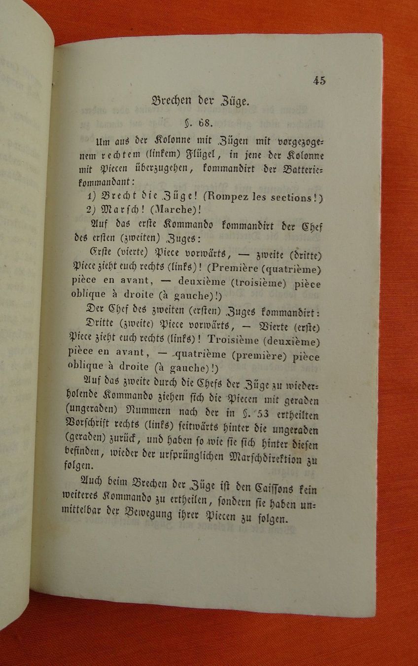 Libri: REGLEMENT BATTERIESCHULE, 1841, ENTWURF – Usato da Grüningen venduto da Kartensammler 5