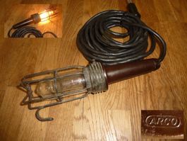 Antike Werkstattlampe ARCO Bakelit cool schmäler kleiner