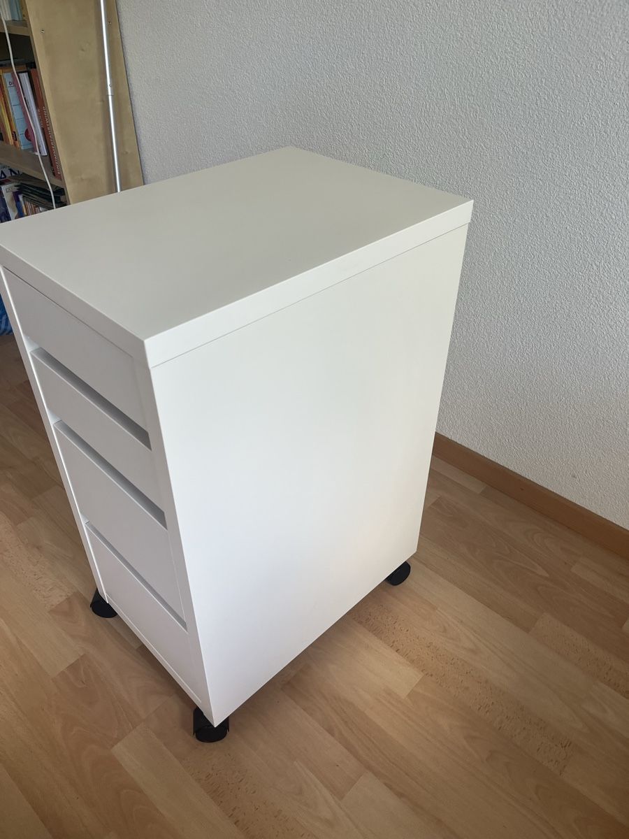 Ikea Korpus: Rollcontainer IKEA Alex weiss mit 4 Schubladen gebraucht – Gebraucht aus Bern von mermaidv 2