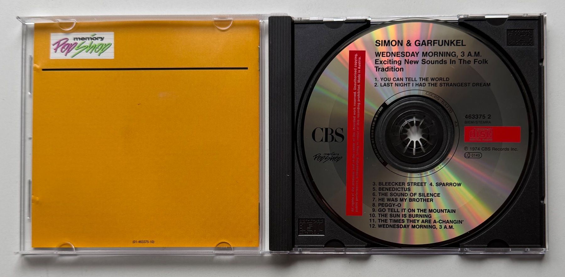 CDs: Simon & Garfunkel / Wednesday Morning, 3 A.M. – Gebraucht aus Näfels von rottabi 2