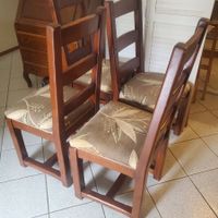 4 chaises rustiques bois massif – Idéal projet relooking