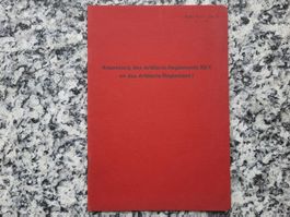Anpassung de Artillieriereglements XII/I an das Reglement I