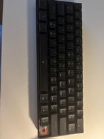 Compact mechanical keyboard, perfect for winter gaming sessi