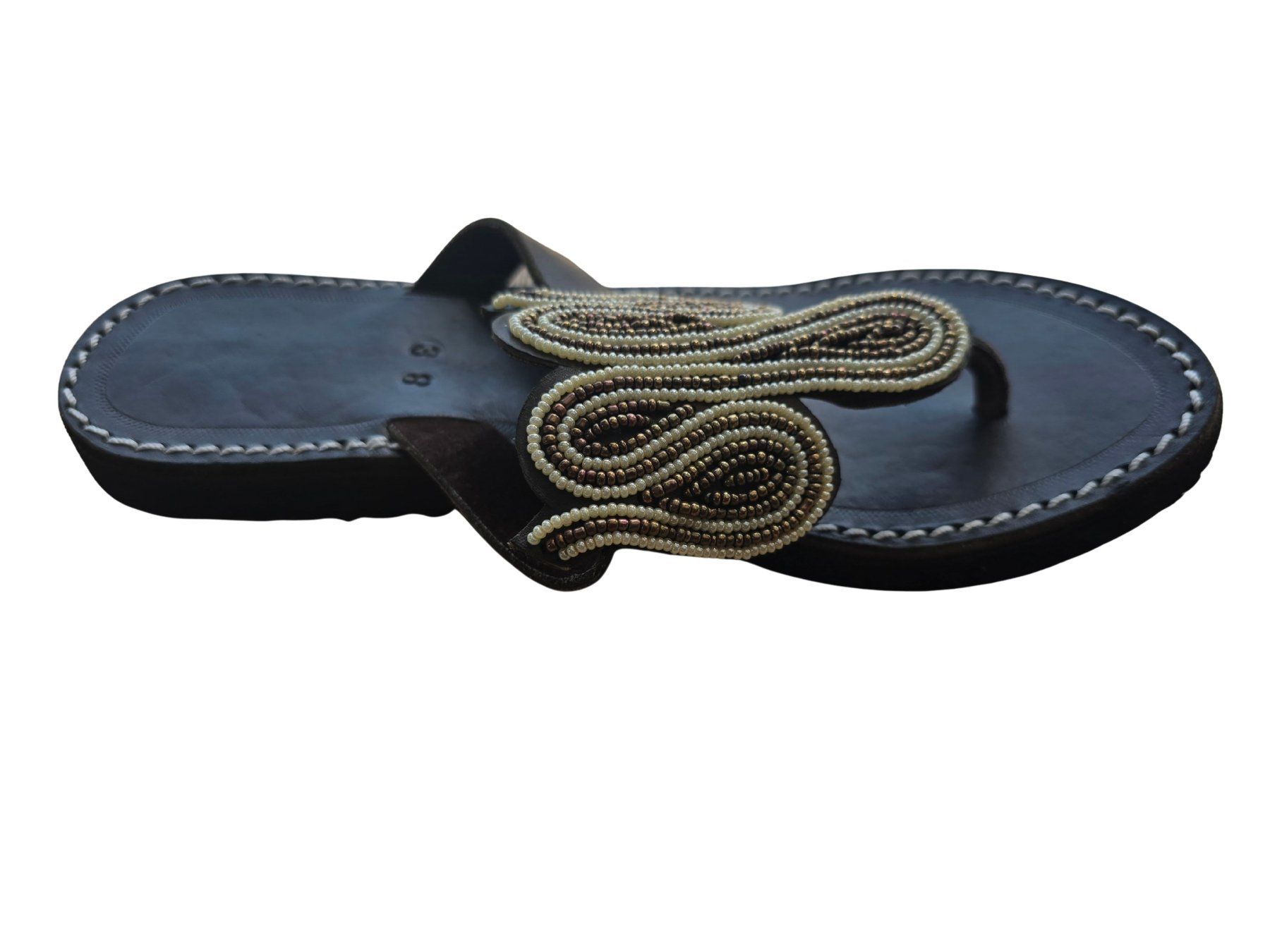 Scarpe da donna: Handgemachte Leder-Sandalen -  Creme-Bronze 38 – Nuovo e nell'imballaggio originale da Brione s. Minusio venduto da Littleninja 2