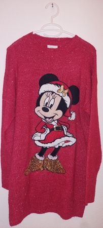 Weihnachtskleid/Longpulli Minni Mouse