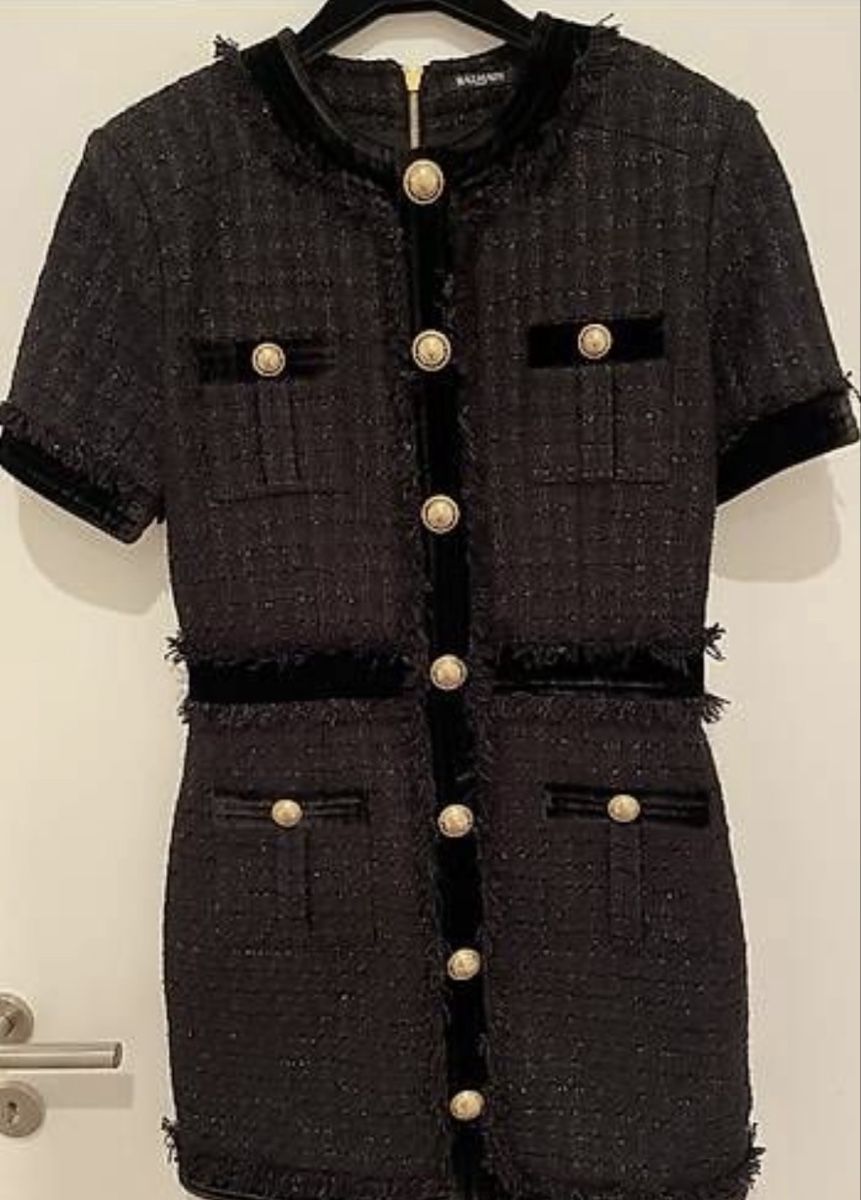 Balmain Vestiti: Balmain Tweed-Kleid – Nuovo (secondo la descrizione) da Zürich venduto da oon_nns5 2