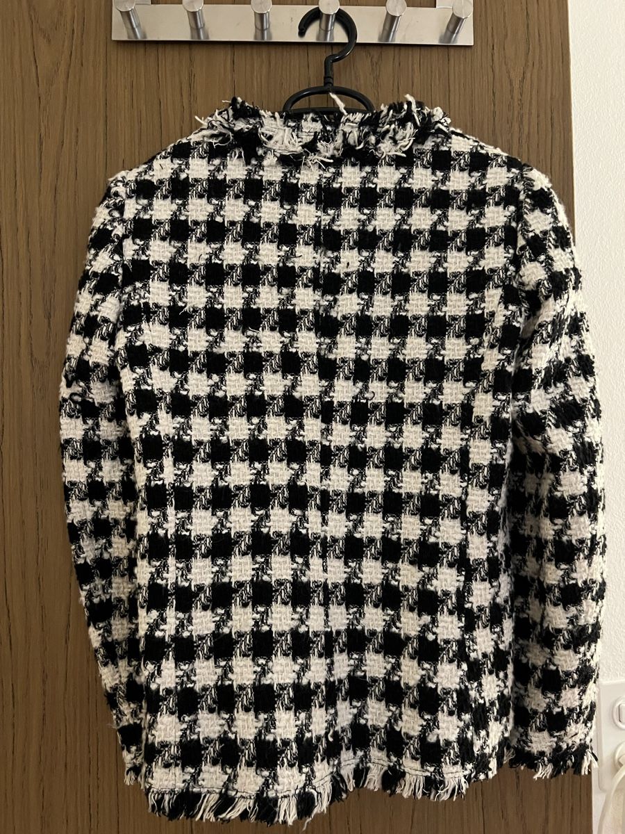 Zara Giacche: Zara Basic Collection Jacke, Gr. M, Schwarz/Weiss – Nuovo (secondo la descrizione) da Rüschlikon venduto da Picpara 1