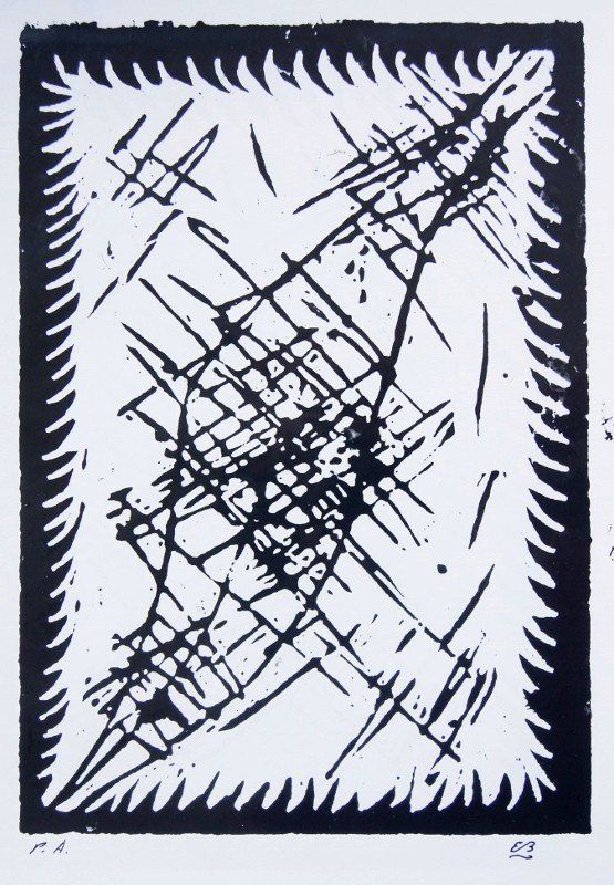 Gravures sur bois: 10 Linoldrucke, abstrakt – D'occasion à Fribourg par erw_68dx 5