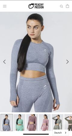 Sport Gym Set Peachy Passion Grösse S
