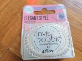 Invisibobble slim "Crystal clear" Haargummis 3x NEU