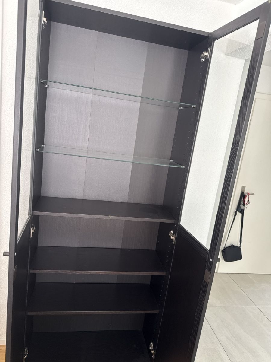 Ikea Vitrinen:     Bücherregal mit Glastüren  – Gebraucht aus Rheineck von ser_yn88 1