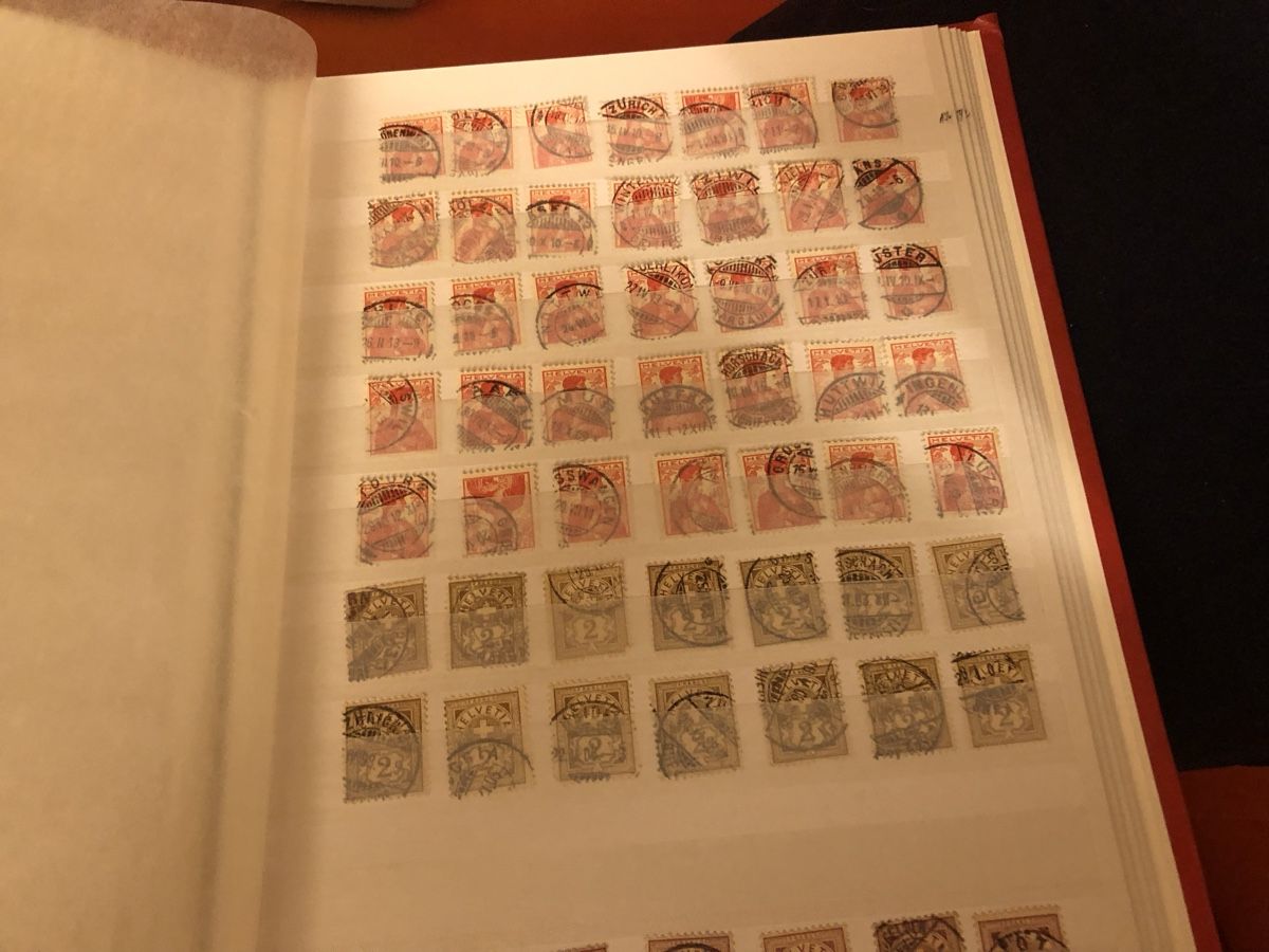 Alle Briefmarken: Sack mit BRIEFMARKEN in 9 Alben! – Gebraucht aus Lufingen von Rac0 4