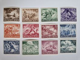 Deutsches Reich Heldengedenktag 831 - 842 POSTFRISCH