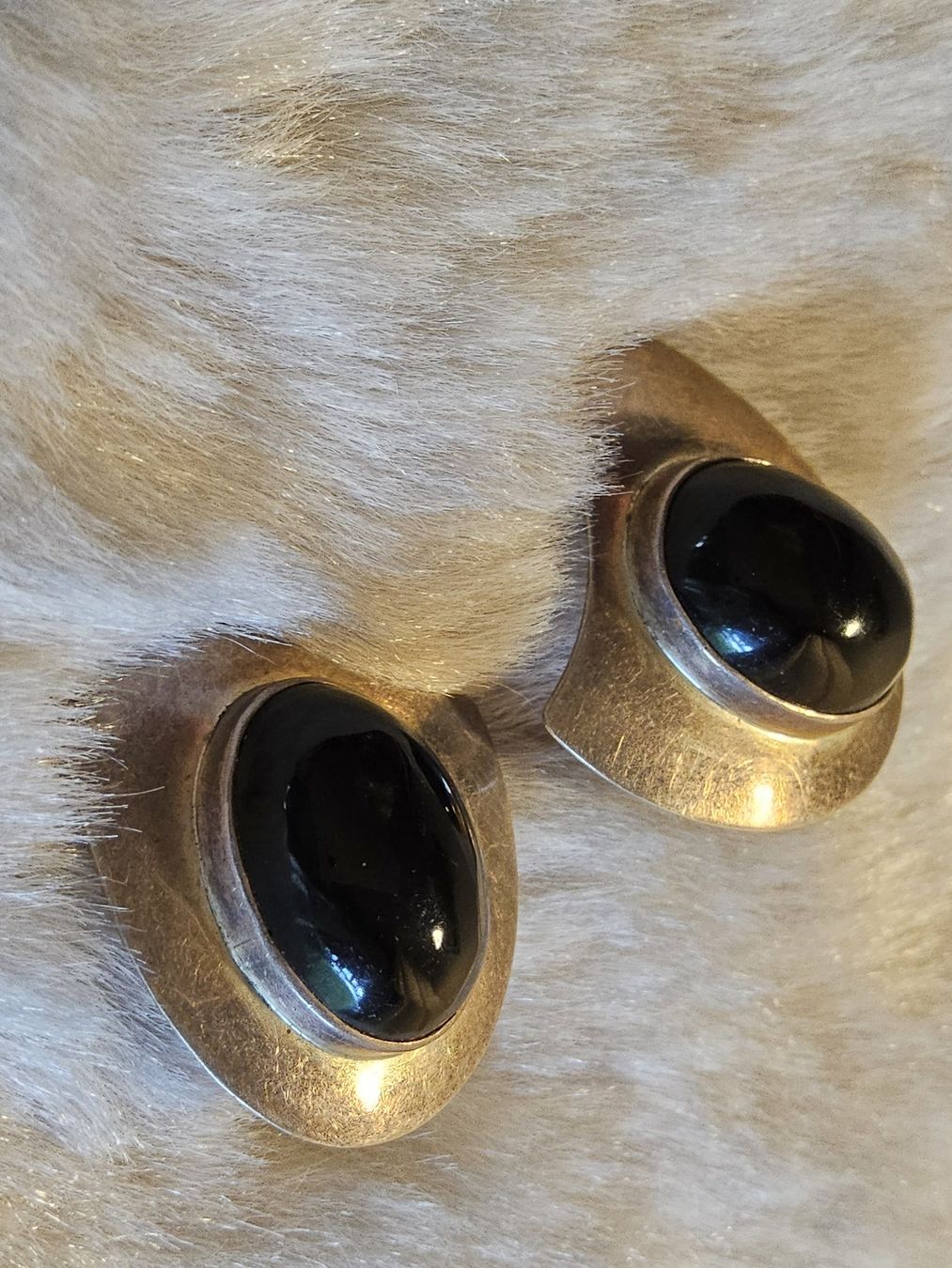 Boucles d'oreille: Vintage Sterling Silber Mexiko Ohrclips – D'occasion à Zürich par Aleick 6