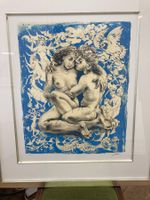 Hans Erni - Quell des Seins - handsigniert, 123/150 gerahmt.