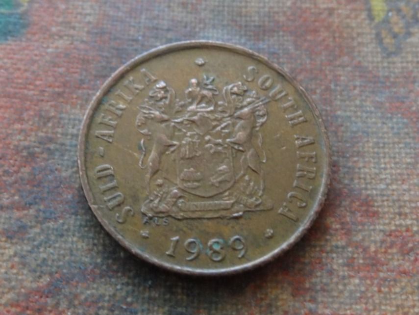 Tutti le monete: AFRIQUE DU SUD   1  Cent   1989 – Usato da Romanel-sur-Lausanne venduto da Swift13