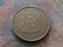 AFRIQUE DU SUD   1  Cent   1989