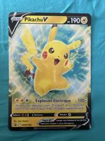 Carte Pokémon jumbo Pikachu V SWSH198