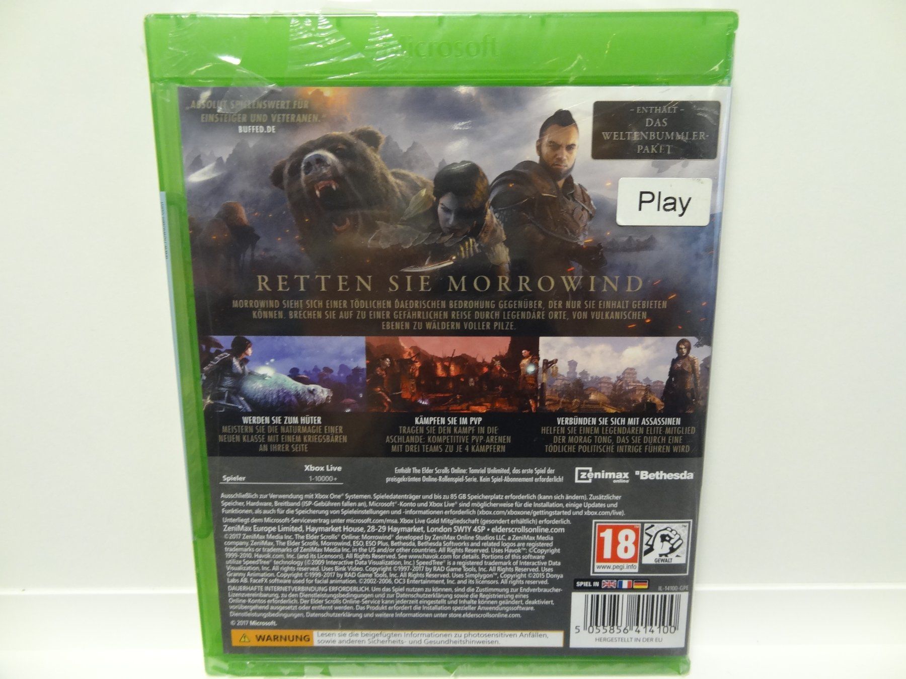 Microsoft Giochi: The Elder Scrolls Online Morrowind Xbox One Neu – Nuovo e nell'imballaggio originale da luzern venduto da musicandart 1