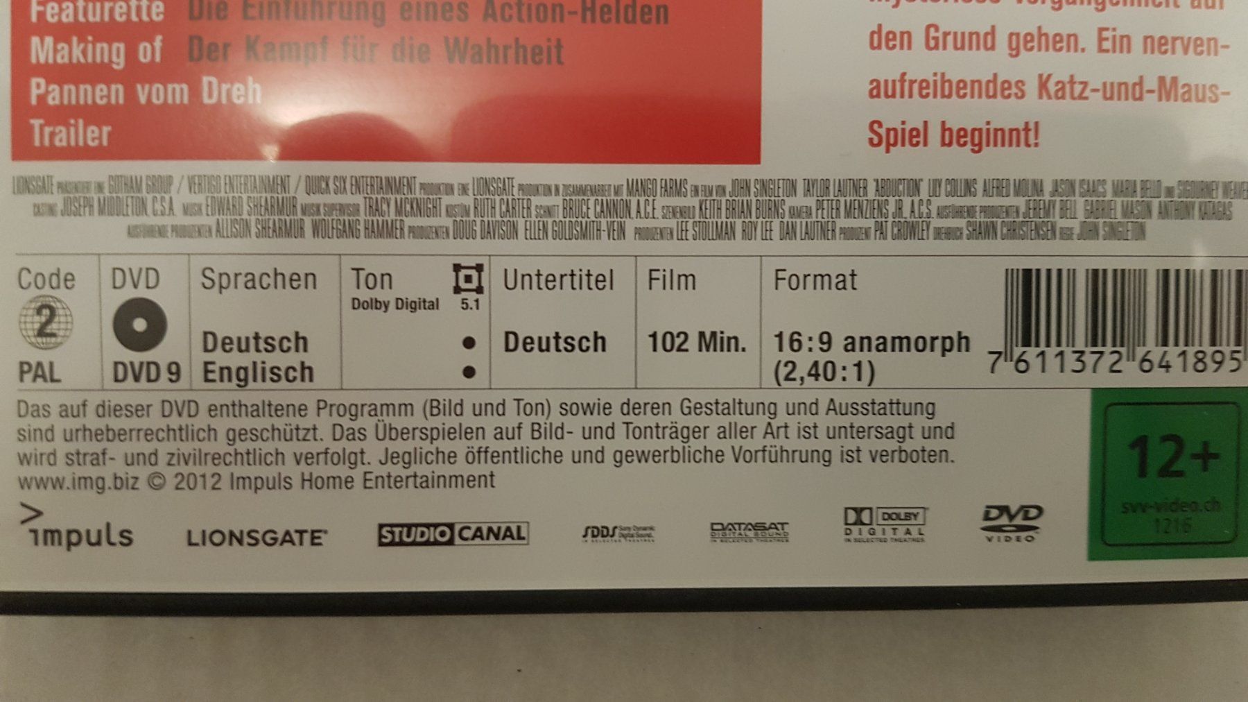 Tous les DVDs: DVD Atemlos – D'occasion à Oetwil am See par fineli2 1