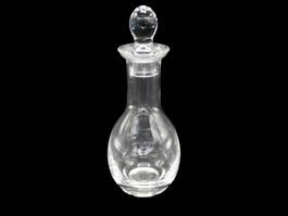 Glaskaraffe mit Glasstopfen