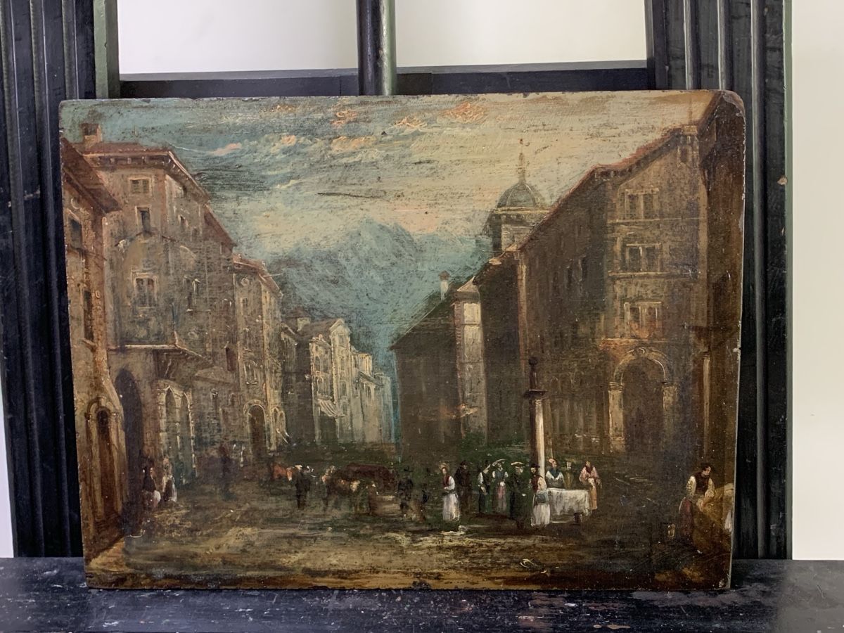 Dipinti: Sion/ Sitten um 1750- 1800 – Usato da Wolfhalden venduto da SecondAntique 1