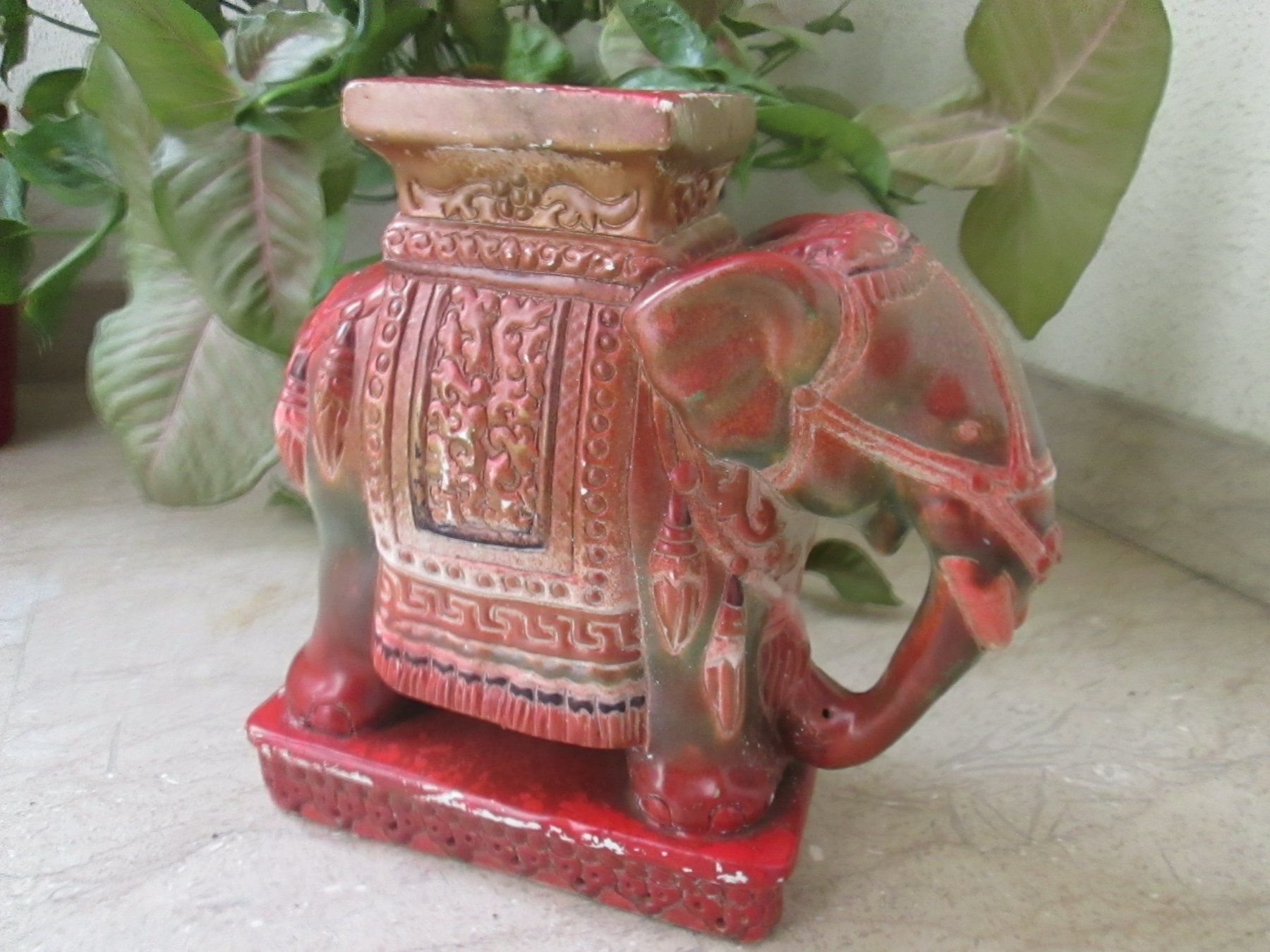 Figurines: Majolika-Elefant – D'occasion à Sementina par babucia 1