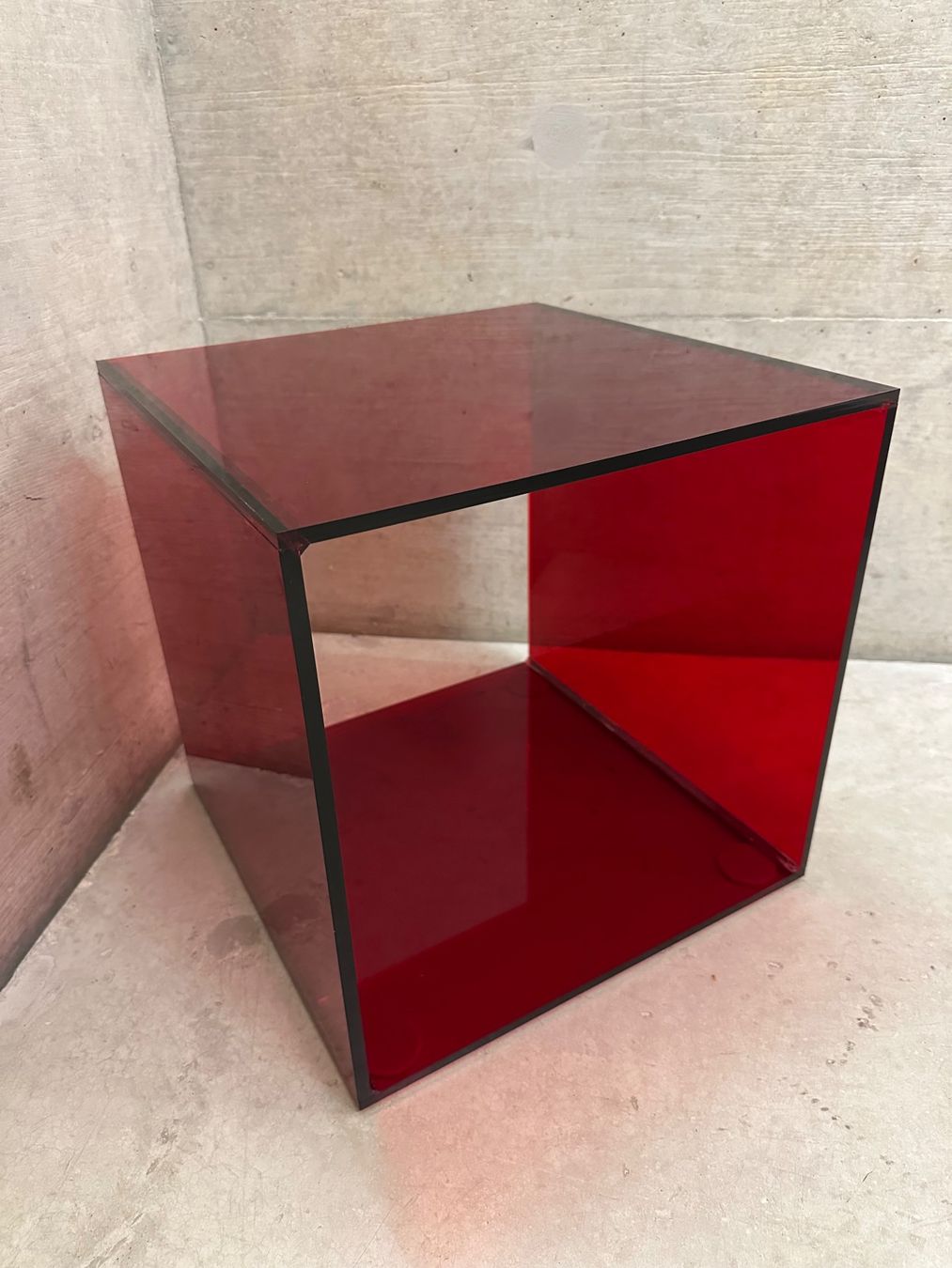 Tavoli: Cube side table plexiglass ❤ Beistelltisch Würfel Plexiglas – Usato da Zuerich venduto da mas925 2