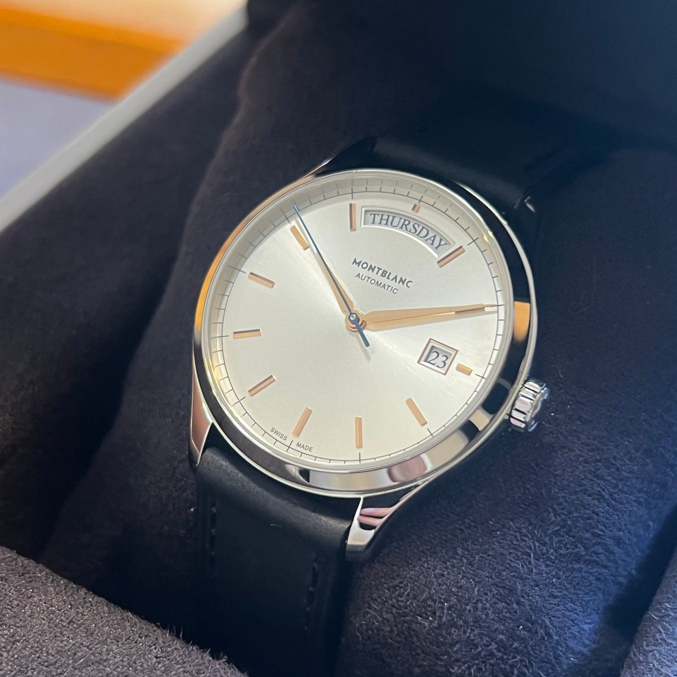 Montblanc Uhren: Montblanc Heritage Chronométrie Full Set 118224 – Gebraucht aus Carouge GE von Watchaser 2