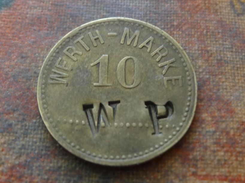 Tutti le monete: Jeton  "  WERTH  MARKE  10  "   (N) – Usato da Romanel-sur-Lausanne venduto da Swift13