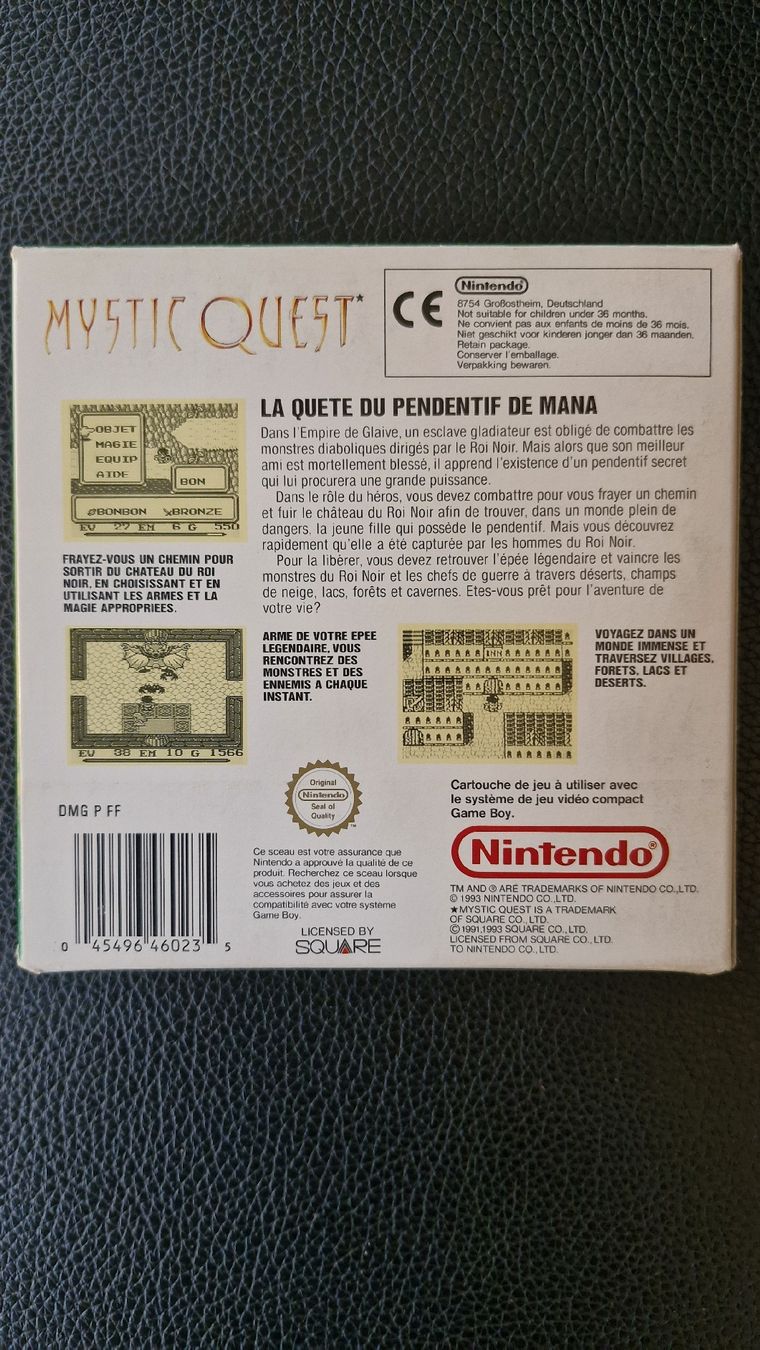 Nintendo Giochi: Mystic Quest - Game Boy – Usato da Cortaillod venduto da tul_66w9 3