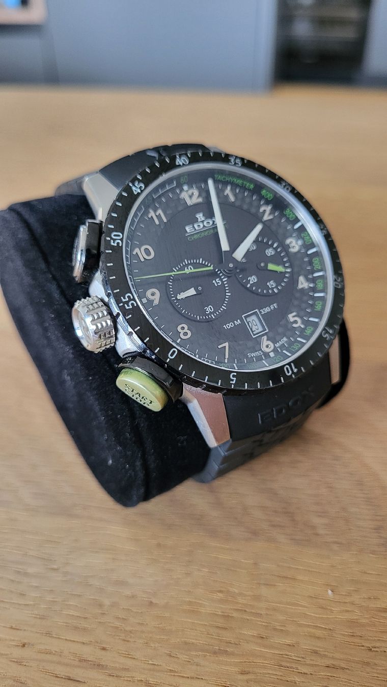 Edox Uhren: Edox Chronorally Grün – Gebraucht aus Tennwil von Mailo2 2